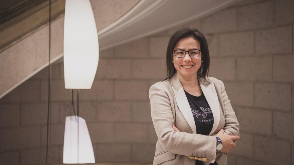 Ana Vázquez Blanco, en el Congreso de los Diputados.