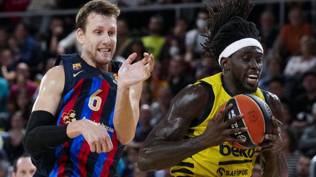 Vesely durante el partido.