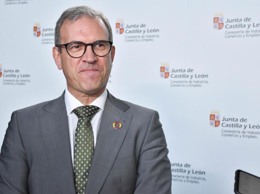 Mariano Veganzones, consejero de Industria, Comercio y Empleo de la Junta de Castilla y León