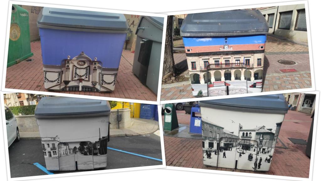 Imagen de algunos de los contenedores.