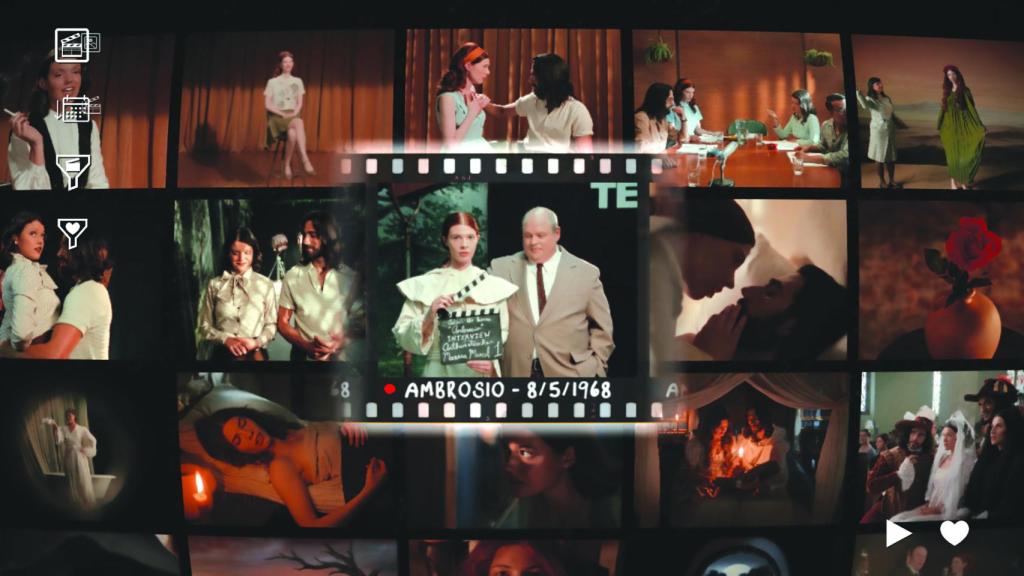 'Daylies' y ensayos sobre la producción  de 'Ambrosio', la primera de las películas de Marissa Marcel