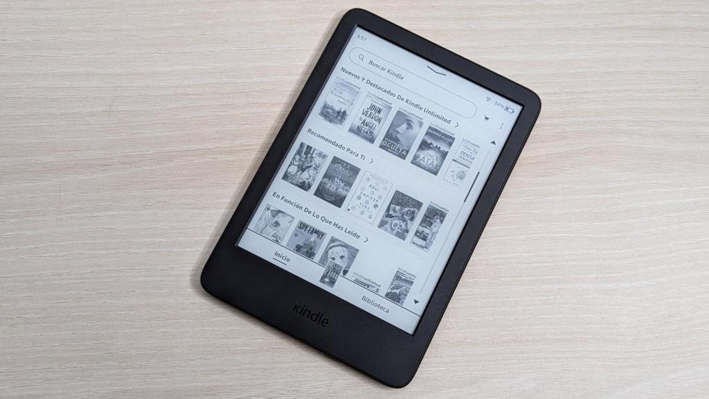 La interfaz de los Kindle ha cambiado en las últimas versiones