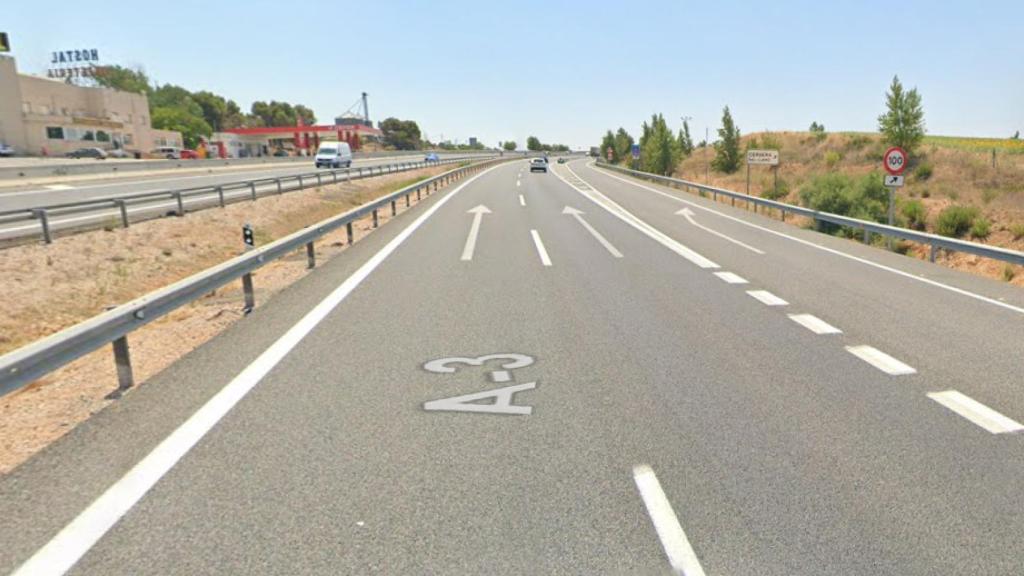 Autovía A-3. Foto: Google Maps.