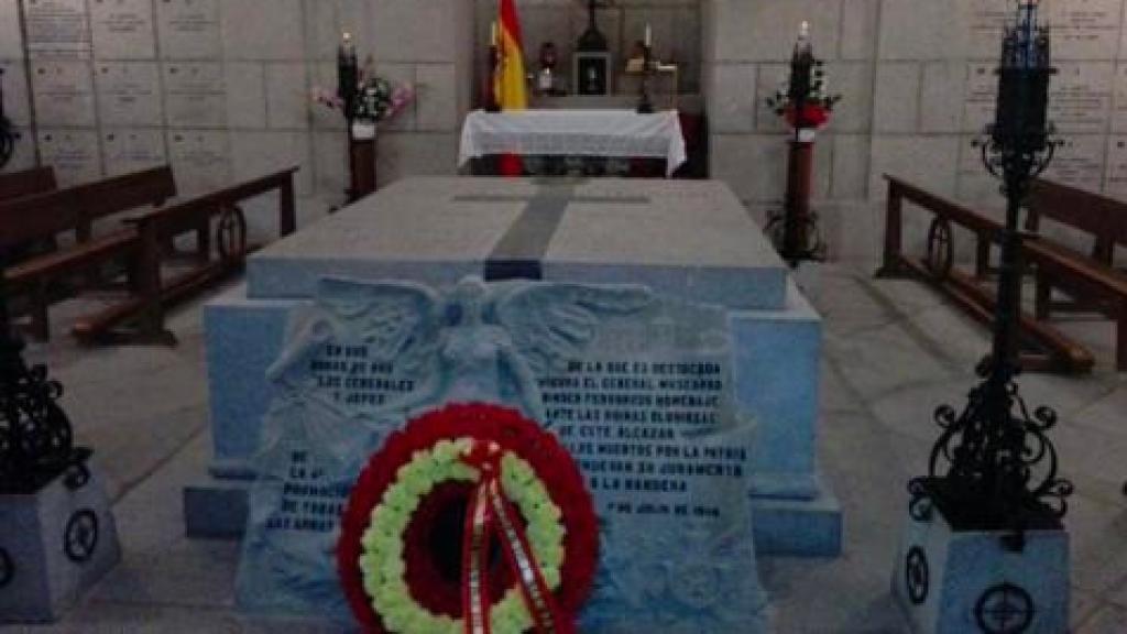 Vista de la cripta en el Alcázar de Toledo, hoy también Museo del Ejército.