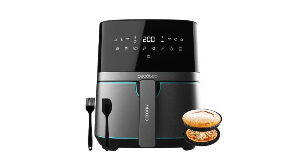 Freidora sin Aceite 5,5 L de Aire Cecofry Full InoxBlack 5500