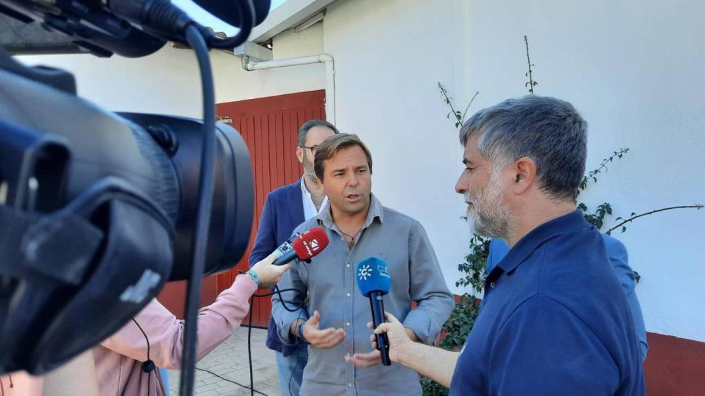 El secretario general del PP andaluz, Antonio Repullo, en un acto en Cabra.