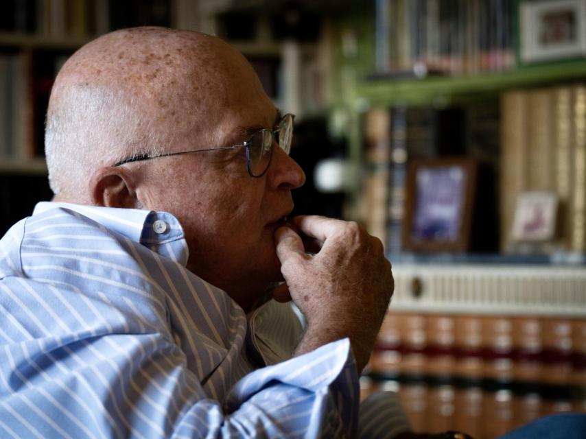 Carlos Ismael Álvarez, en un momento de la entrevista.