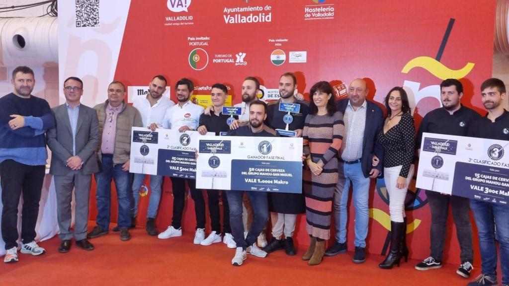 Imagen de la final del concurso de tapas por barrios en Valladolid
