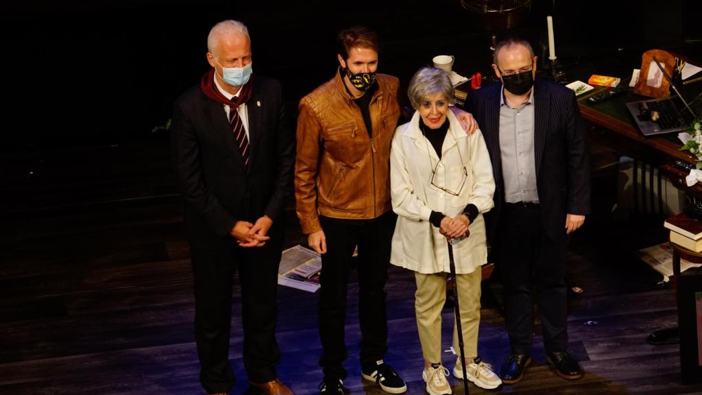 Concha Velasco en su última función, en septiembre de 2021.