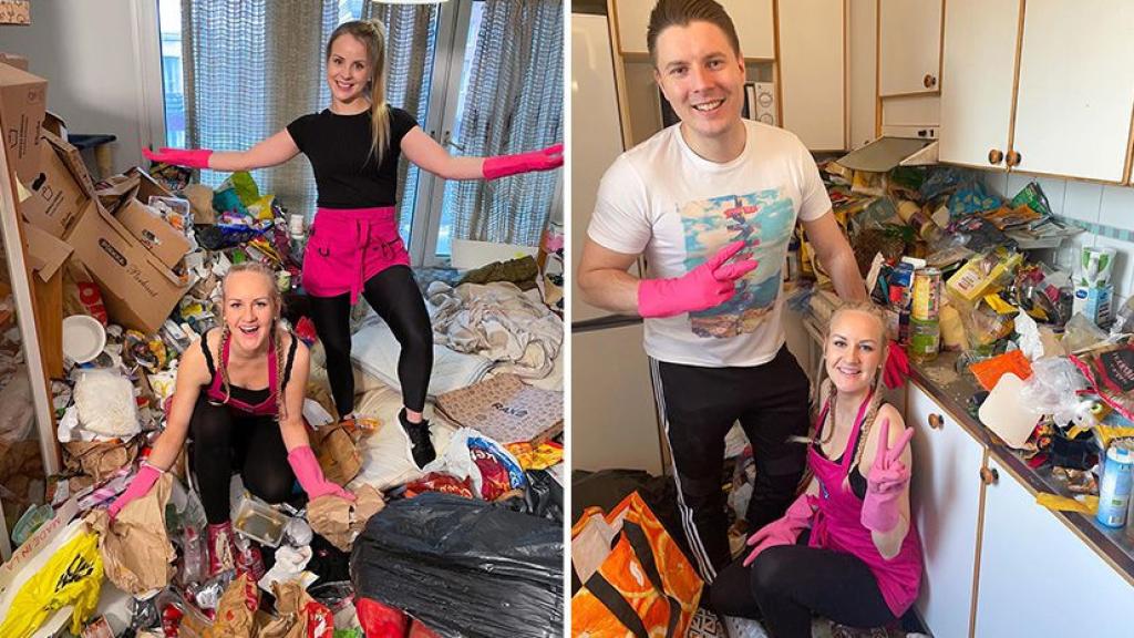 Auri Katarina, la influencer que se dedica a limpiar gratis las casas de desconocidos