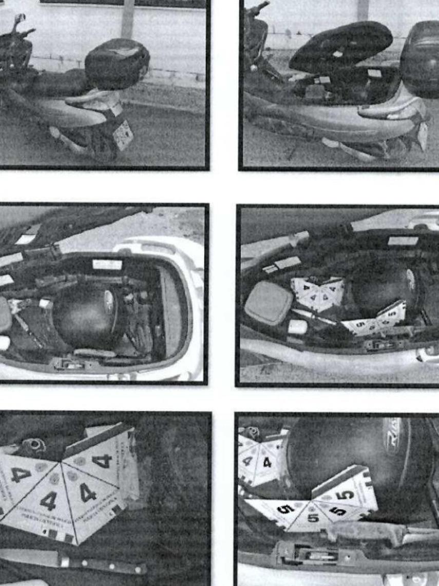 La Policía Nacional localizó en la 'ciudad sin ley', de Alcantarilla, la scooter Honda que 'El Macho' había robado para desplazarse por la moto del río segura para atacar a mujeres.