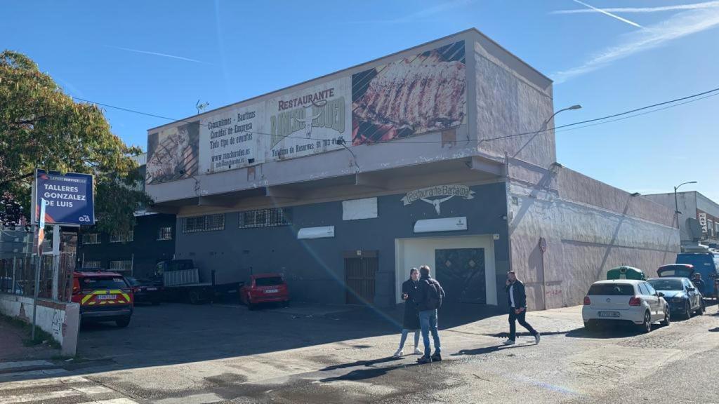 Restaurante El Rancho donde ocurrió el atropello.