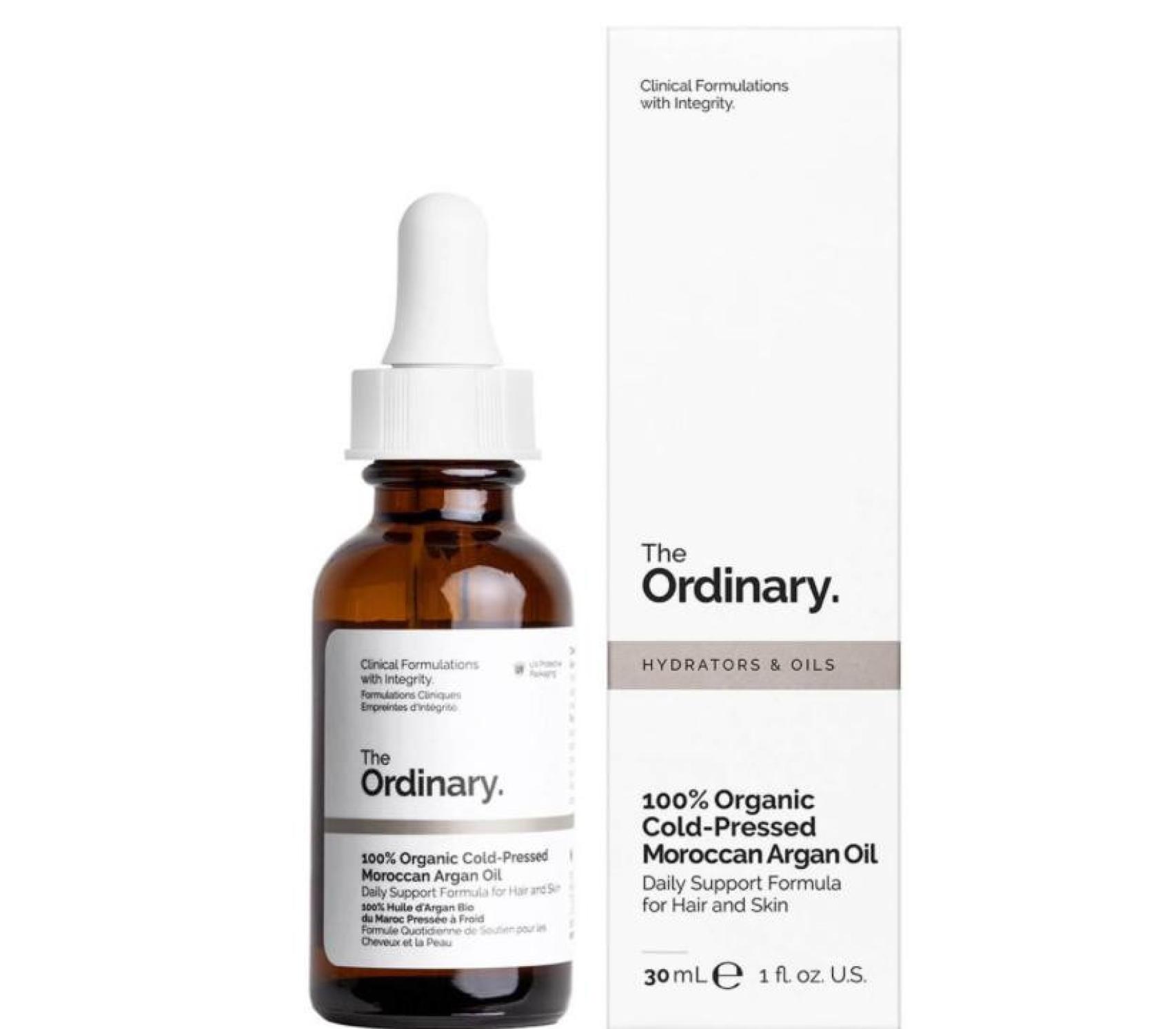 Aceite de argán frío de The Ordinary