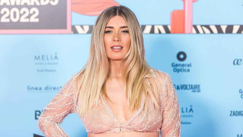 Cristina Boscá en la alfombra de LOS40 Music Awards.