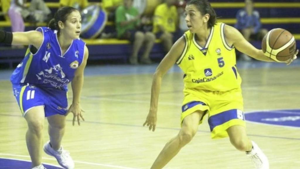 Pilar Valero, en un partido.