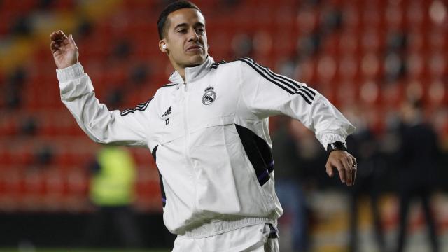 Lucas Vázquez, antes del Rayo Vallecano - Real Madrid de La Liga 2022/2023