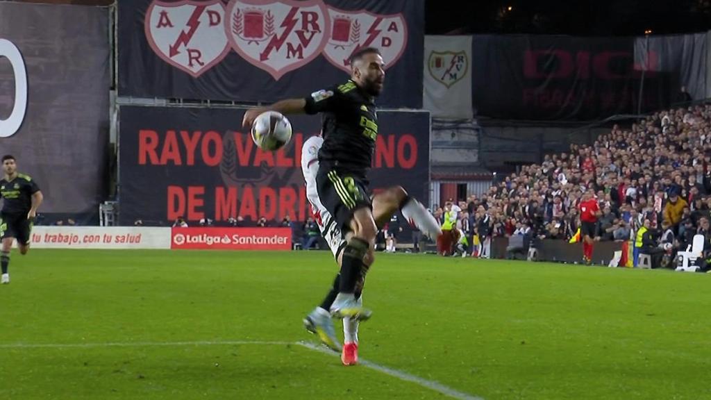 Penalti por mano de Carvajal