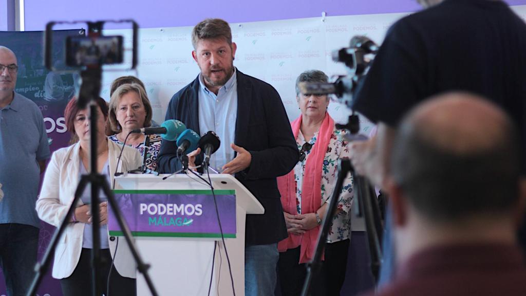 Nico Sguiglia, candidato de Podemos a la alcaldía de Málaga.