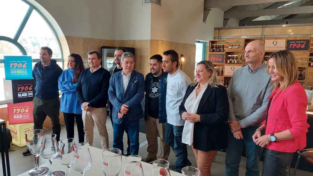 Inauguración de la feria Etiqueta Negra en Pontevedra.