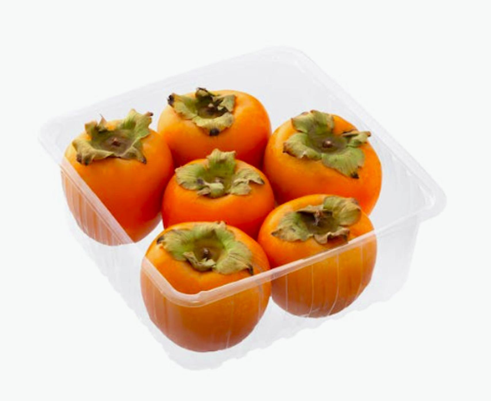 Pack de caquis de Mercadona.