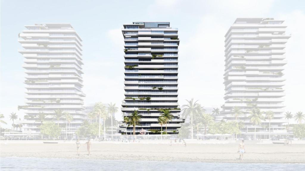 Torre promovida por Sierra Blanca en el litoral oeste de Málaga.