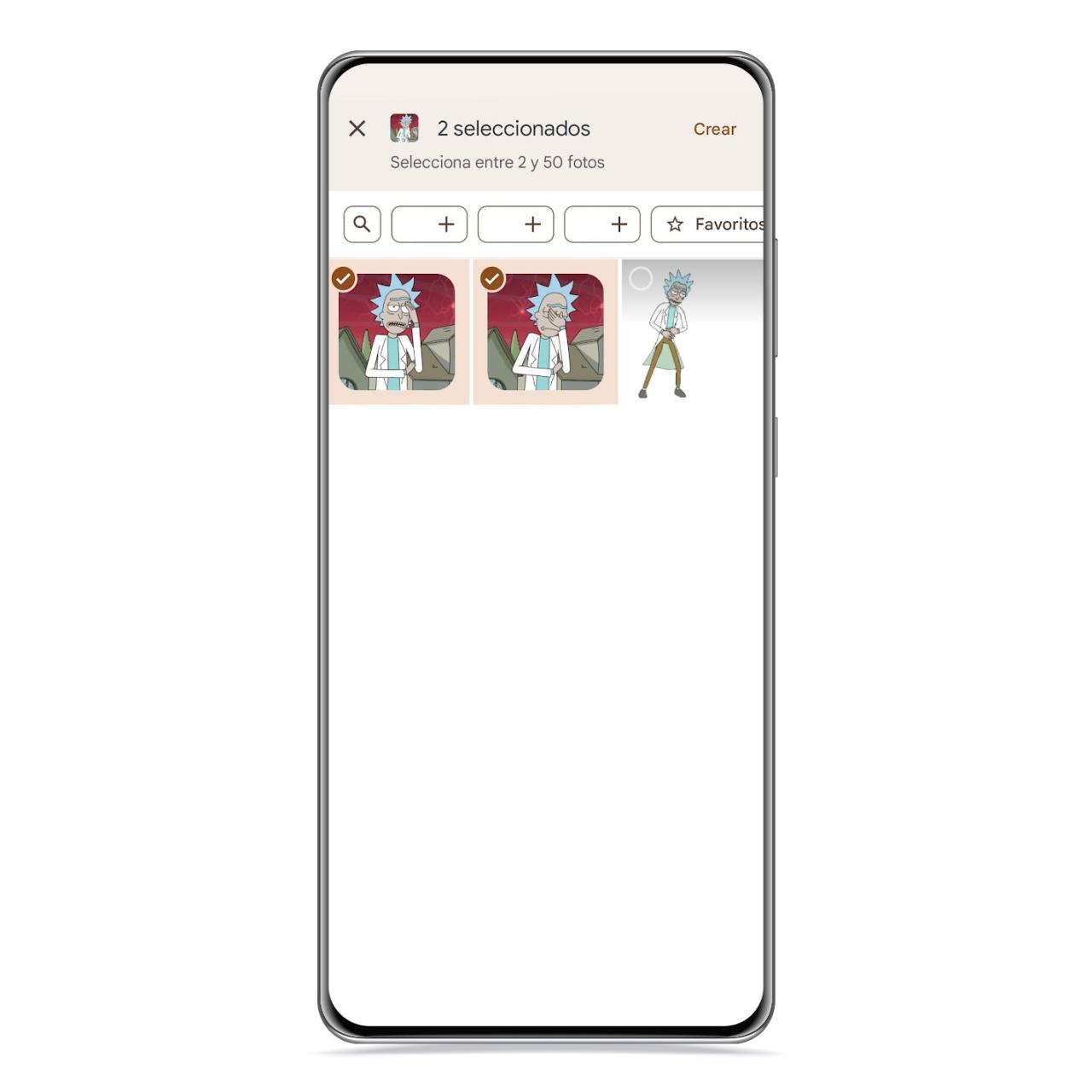 Crear GIF en Google Fotos
