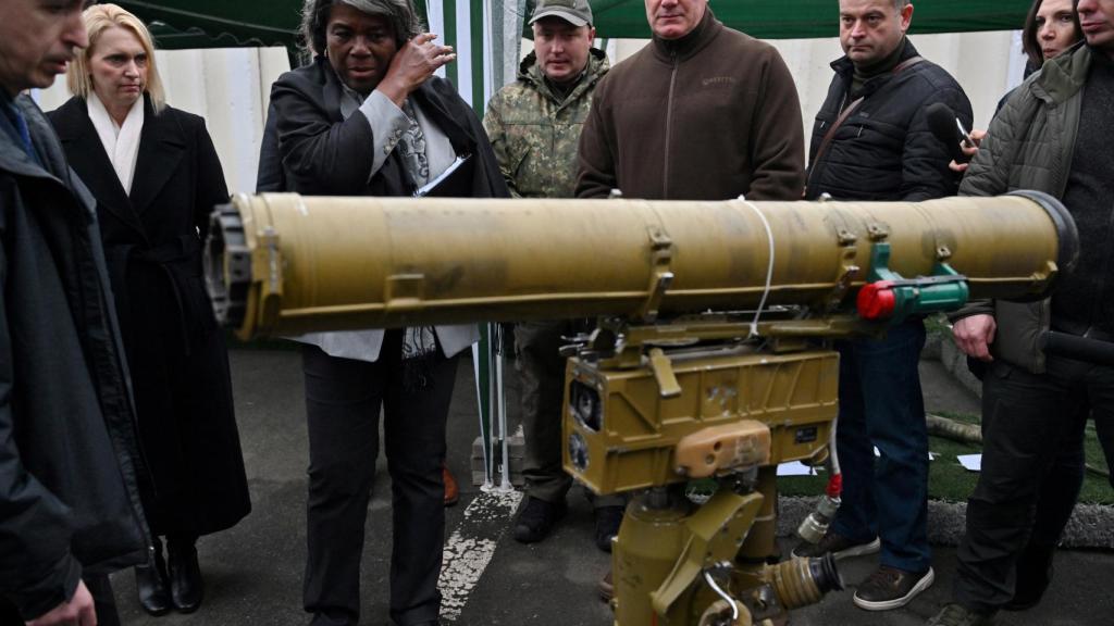 La representante de Estados Unidos ante las Naciones Unidas, la embajadora Linda Thomas-Greenfield  visita ucrania.