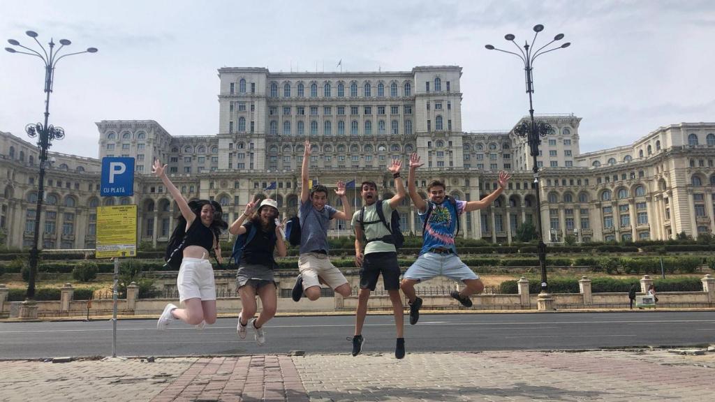 Participantes gallegos en Bucarest durante el proyecto See Me