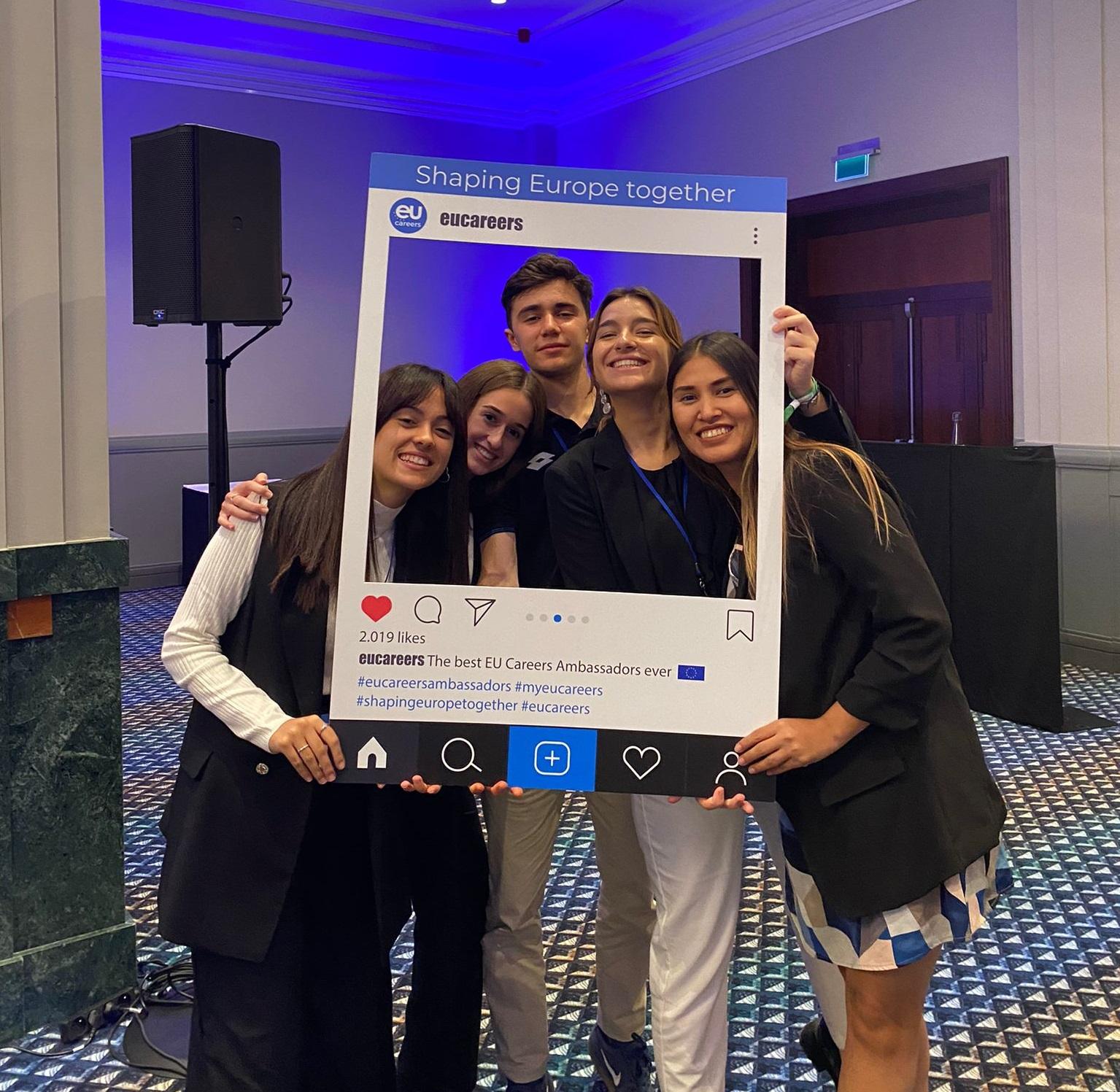 Los cinco embajadores de la EPSO en España (Cedida).