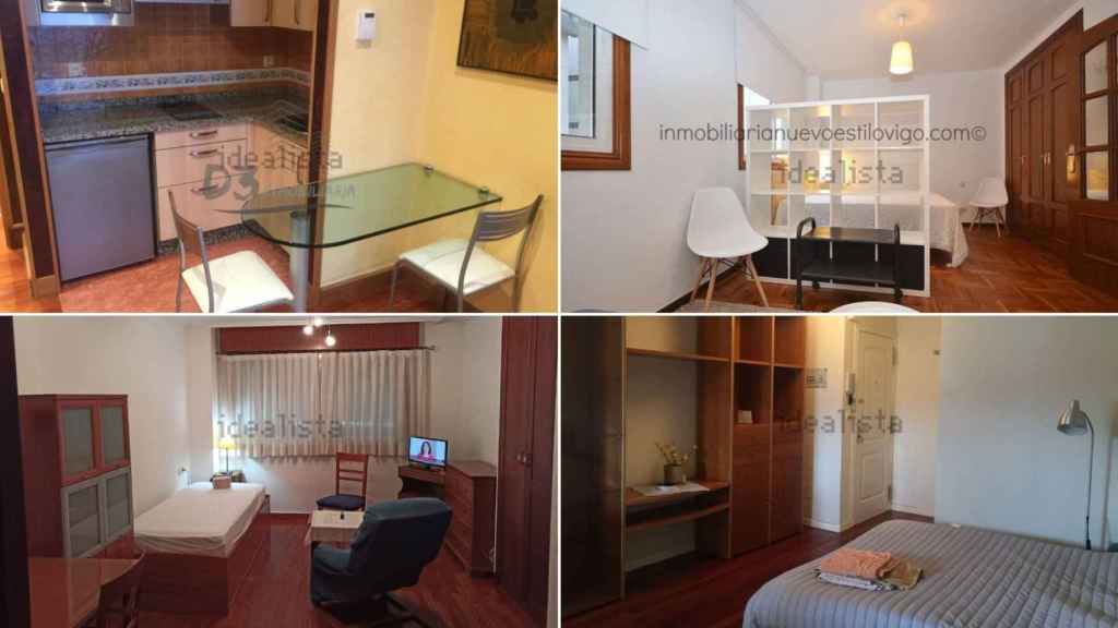Anuncios de estudios en alquiler en Vigo.