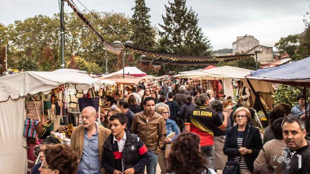Mercado medieval en Lavadores (Vigo).