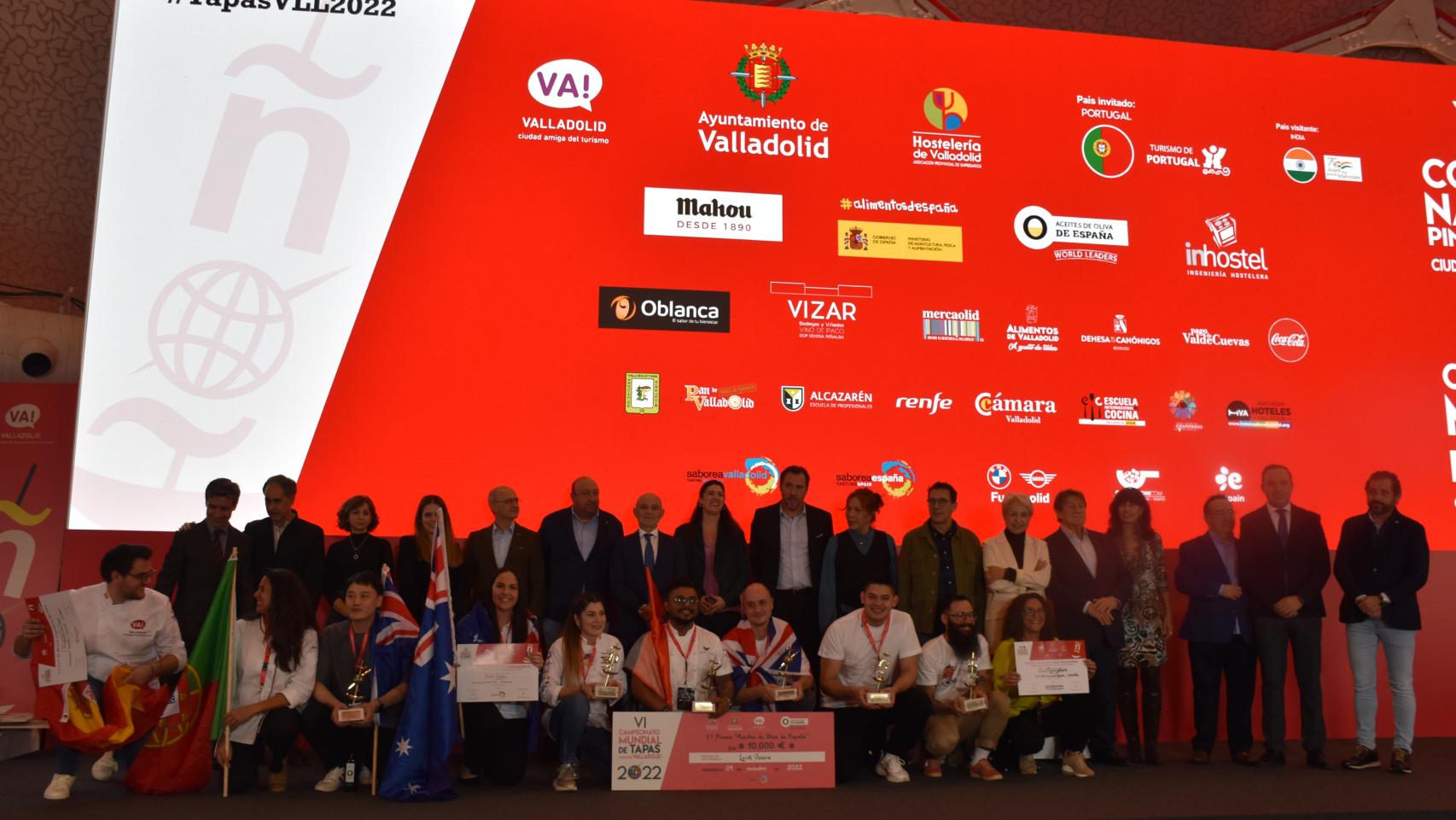 Entrega de premios del concurso de tapas nacional y mundial