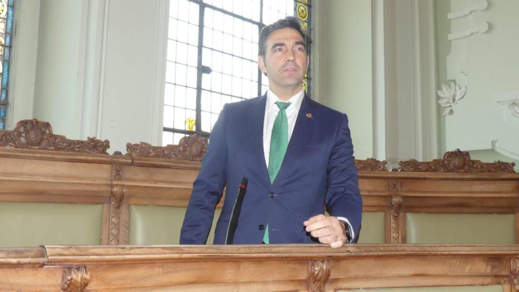Javier García Bartolomé en el pleno de este mes de noviembre