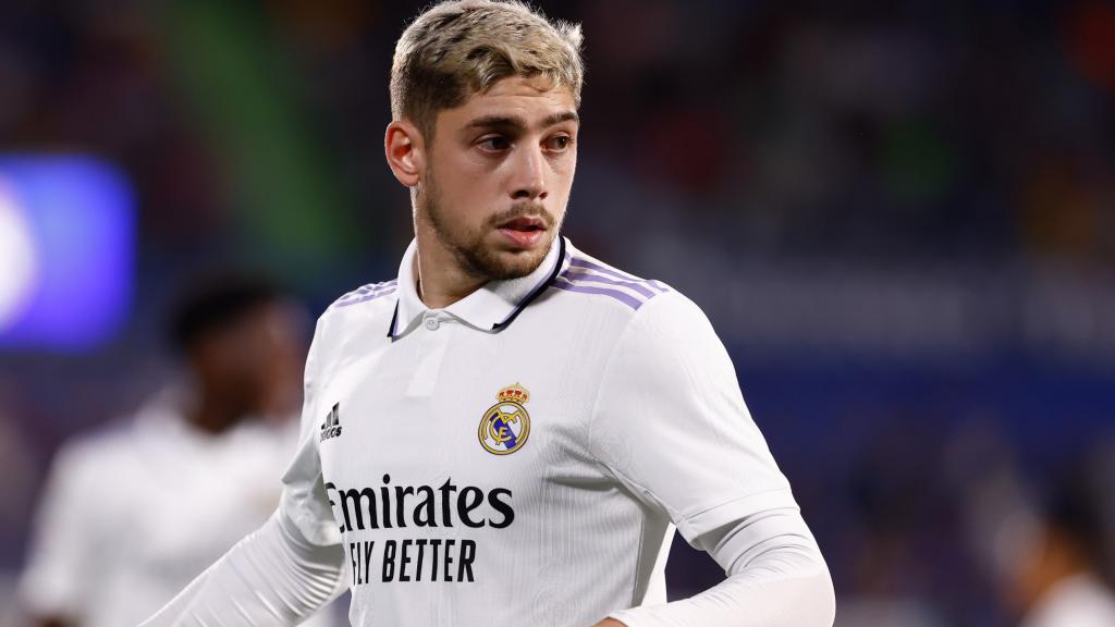 Fede Valverde, en un partido del Real Madrid de La Liga 2022/2023