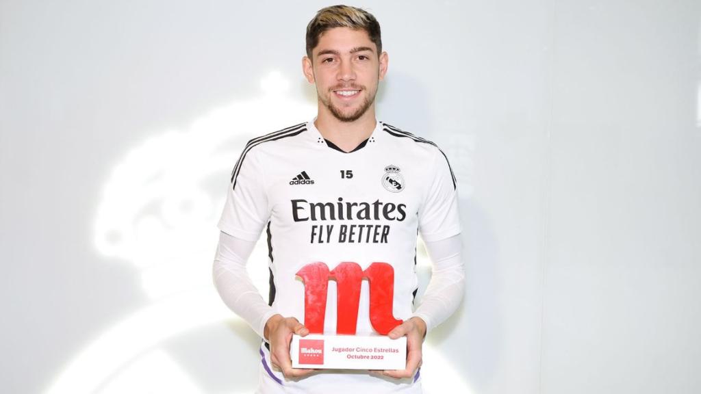 Fede Valverde, Jugador Cinco Estrellas de Mahou del mes de octubre