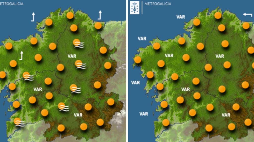 Galicia experimentará la influencia anticiclónica desde el jueves