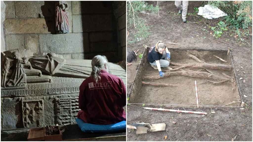 Excavaciones en busca del ADN de Cristóbal Colón.