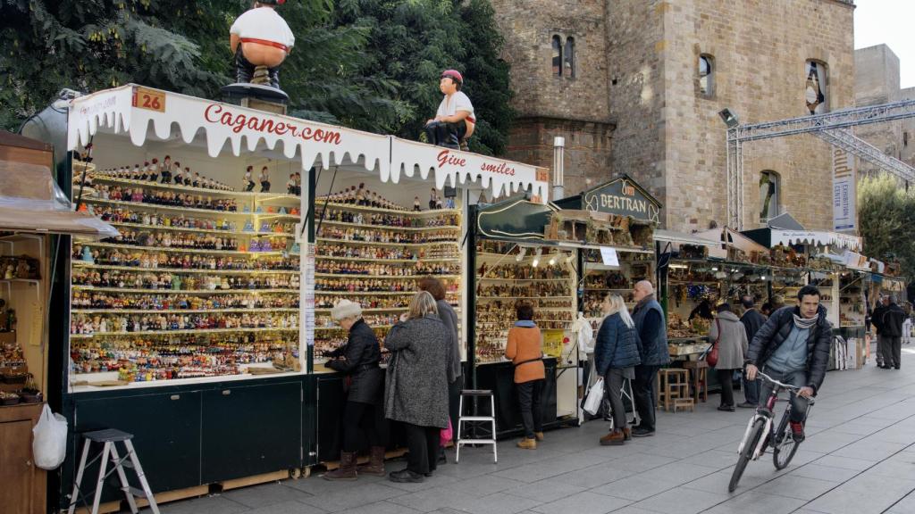 Mercadillo de Navidad de Santa Llucia, Barcelona.