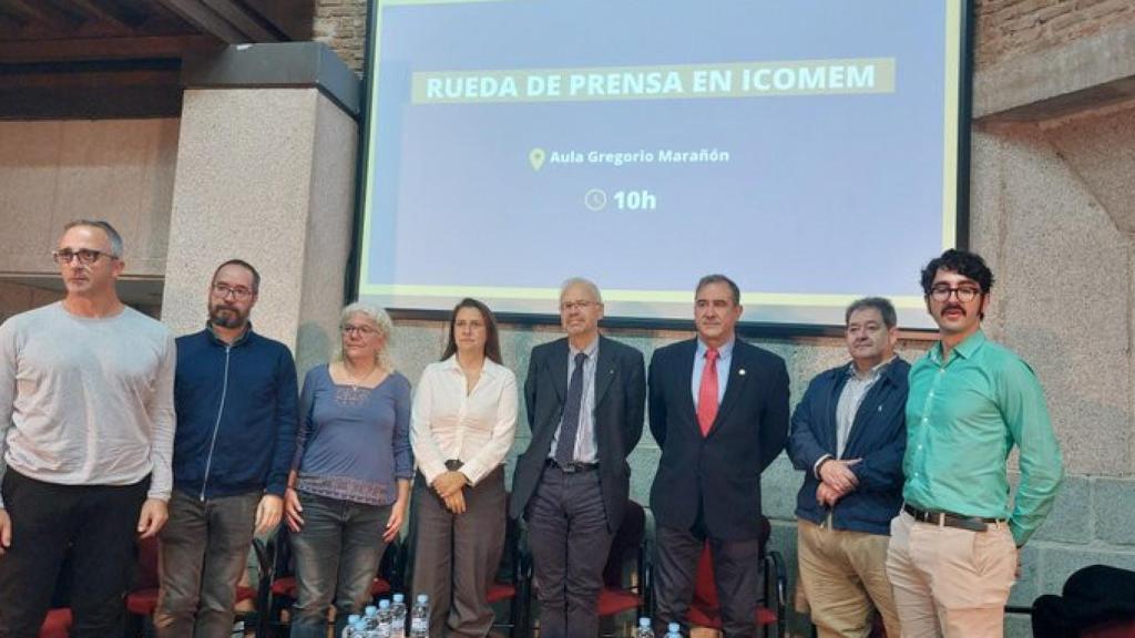 Imagen de la rueda de prensa celebrada este jueves por los médicos de Familia para denunciar la situación de la Primaria en Madrid.