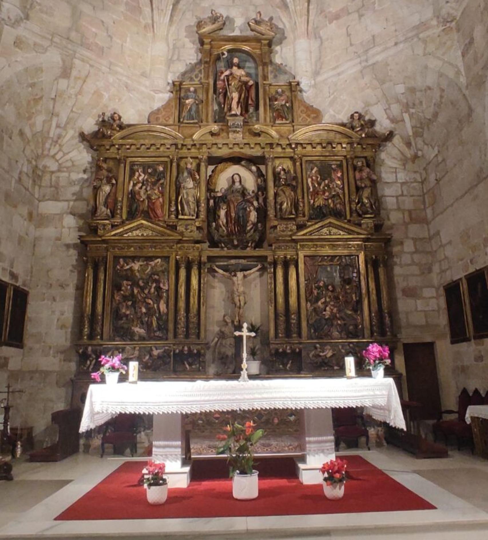 Retablo mayor de la iglesia de Morales del Vino