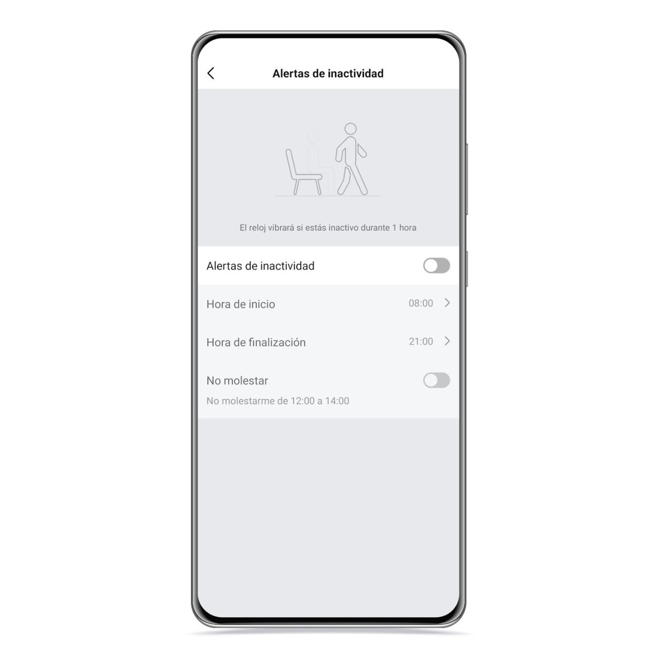 Alarma de inactividad