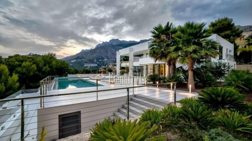 El chalet en Altea Hills.