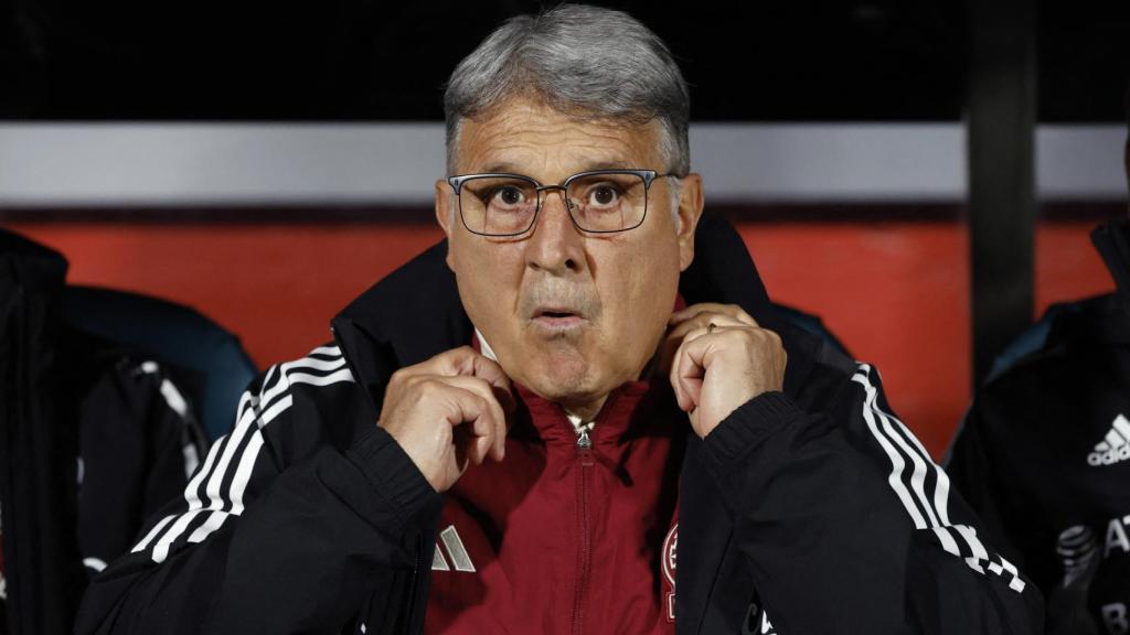 Tata Martino, en un partido con México.