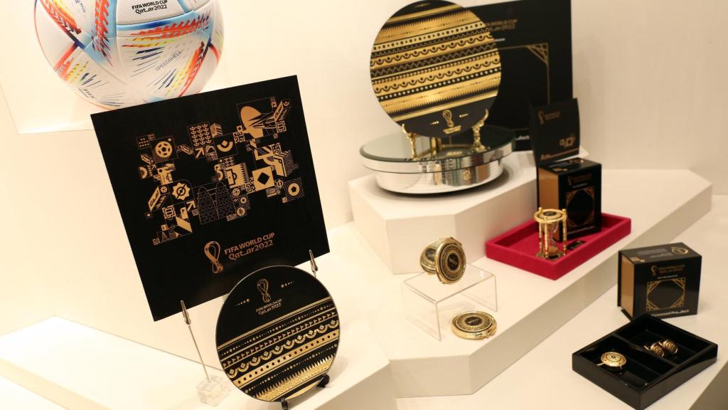 Varios de los productos que componen la colección especial con motivo de Catar 2022.