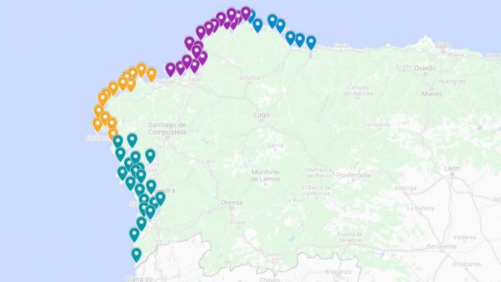 Recorrido de Ana Baneira por la costa gallega.