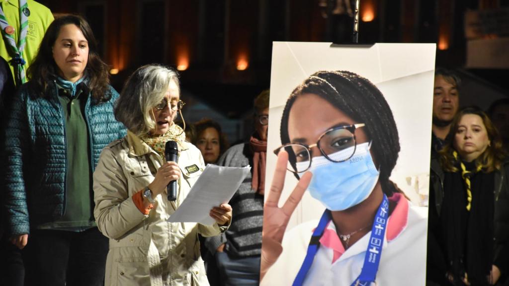 Blanca Llamazares, madre de Teresa Rodríguez, la joven asesinada en Bruselas