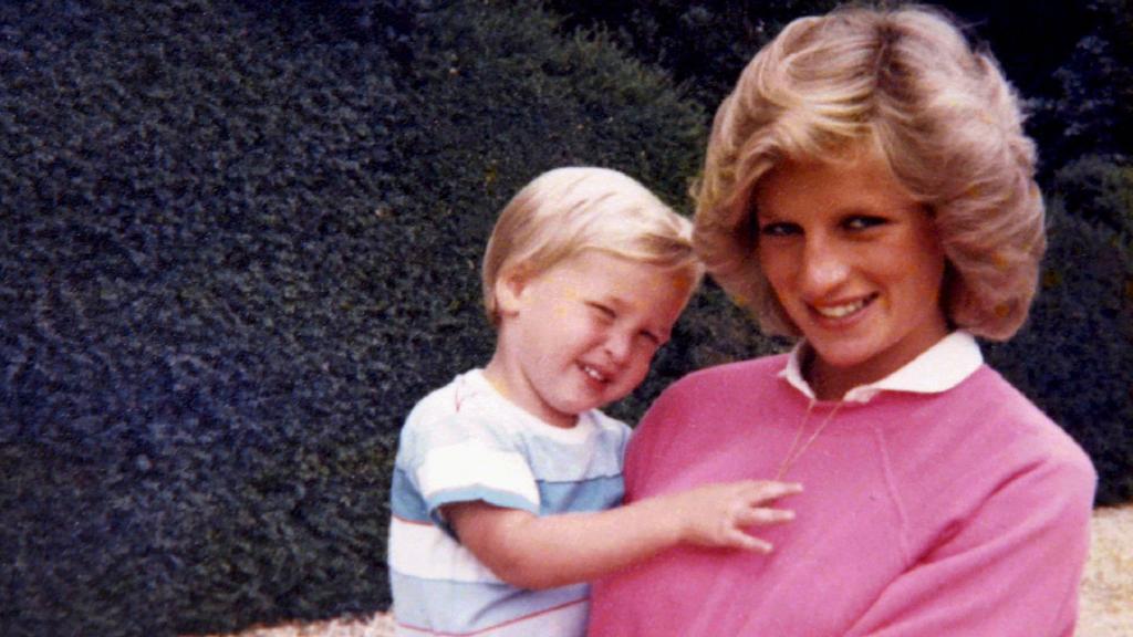 Lady Di, con Guillermo en brazos.