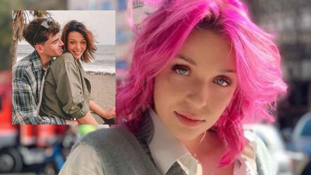 Zayra Gutiérrez junto a su nueva pareja, Miki Mejías, en montaje de EL ESPAÑOL.