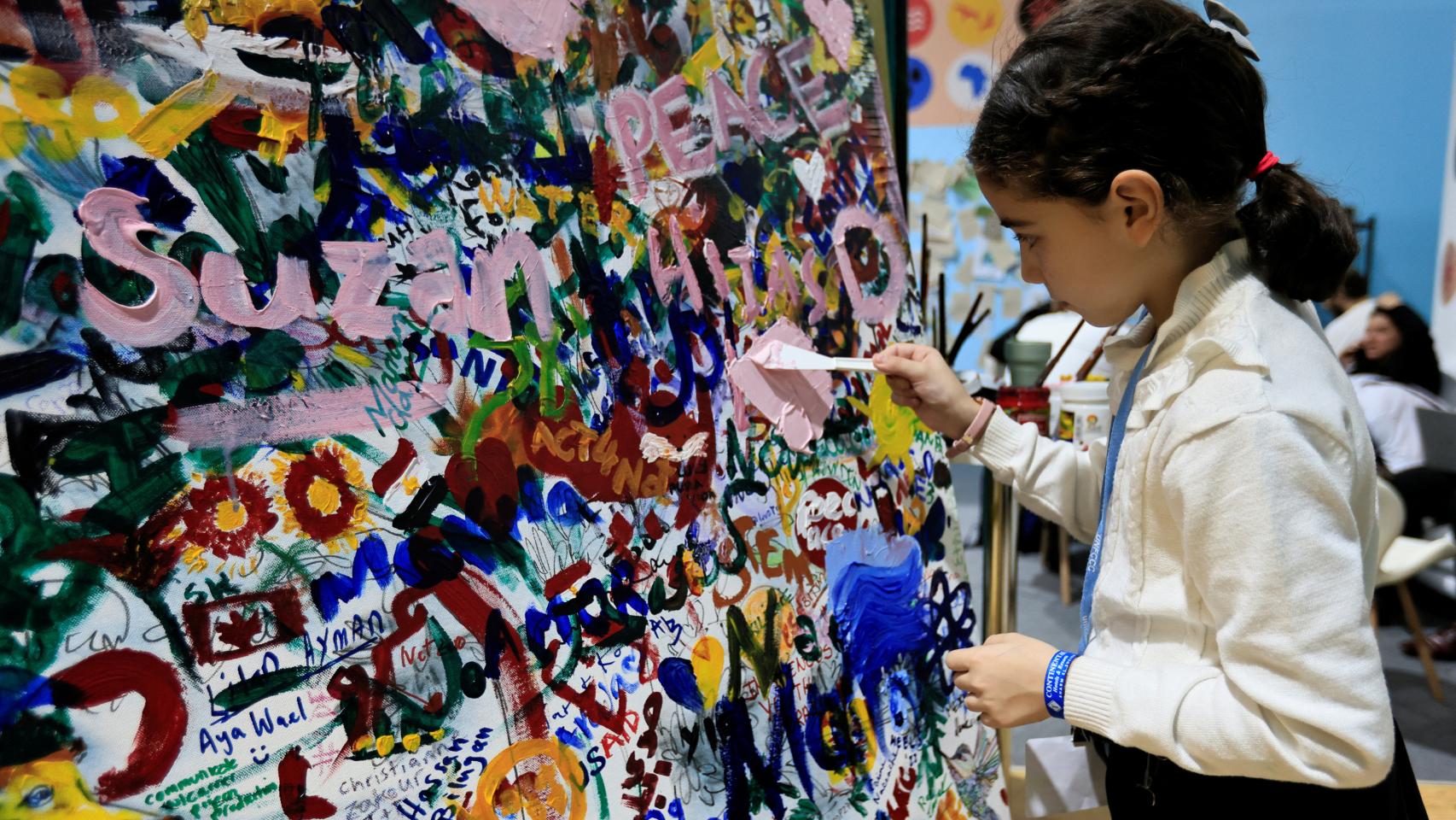 La tercera jornada de la COP se tiñe de blanco para reclamar justicia climática