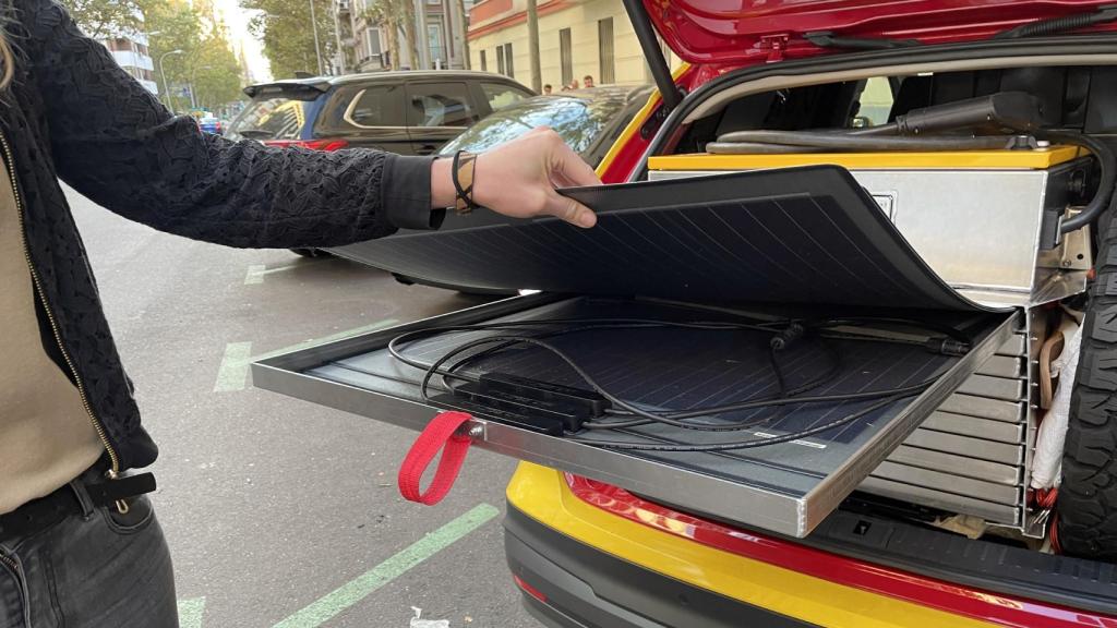 Los paneles del maletero.